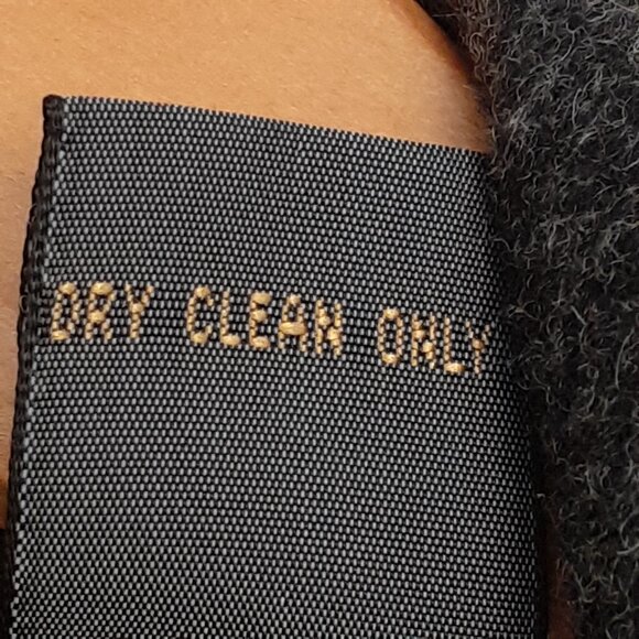 Vintage Nordstrom Point of View Wool Cashmere 2-Button Blazer Gray Size 8 - Picture 11 of 12